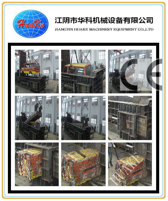 Y81f-400 Safe Hydrautic Scrap Car Press Recycling Machine