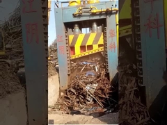 cisaillement résistant hydraulique de portique de porcelaine, découpeuse de mitraille